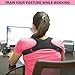 Upper Back Support Posture Corrector – Fits 24”-48” Chest for Women & Men – Elastic, Sweat Wicking Back Brace Corrects Posture at Work – Clavicle Brace Fixes Bad Shoulder Alignment – Velcro Adjustable