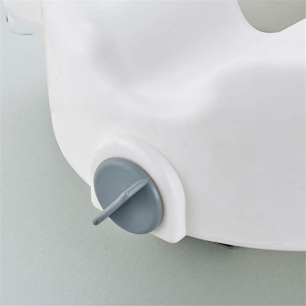 Elevated Plastic Toilet Seat, Raised Toilet Seat with Handles, Ergonomic Design, Durable and Easy to Use - for The Elderly, The Disabled, Pregnant Women: Home & Kitchen