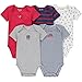 Wan-A-Beez 5 Pack Baby Girls' and Boys' Newborn and Infant Cotton Short Sleeve Bodysuits