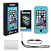 iPod Touch 5 Waterproof Case, Waterproof iPod Touch 6 Case, Eonfine Shockproof Protective Full-sealed Hard Cover, Underwater IP68 Certificated Kickstand Case for iPod Touch 5/6 Teal