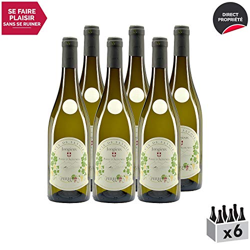 Vin de Savoie Jongieux”Perle d’Agrumes” Blanc 2018 – Maison Perret – Vin AOC Blanc de Savoie – Bugey – Cépage Jacquère – Lot de 6x75cl