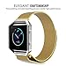 MoKo Fitbit Blaze Band , Milanese Loop Mesh Stainless Steel Bracelet Watch Strap for Fitbit Blaze Smart Fitness Watch with Unique Magnet Lock, No Buckle Needed, Frame NOT Included - GOLD