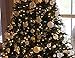 SLEETLY 30pc White Christmas Ball Tree Ornaments Holiday Xmas Decorations - Shatterproof Plastic 2.36 inch Glitter Snow Balls with White Ribbon Hangers and Snowflakes Set