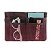 FakeFace Multi-funtional Nylon Zipper Travel Handbag Pouch / Bag in Bag / Insert Organizer / Cosmetic Toiletry Bag Pocket / Makeup Bag / Tidy Bag Dark Red