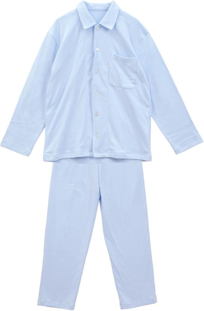 Amazon ワコール Wacoal 睡眠科学 ふわごころ メンズ パジャマ 上下セット ラムコ 綿100 紳士用 パジャマ 通販