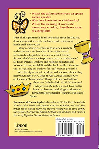 image for 131 FUN-damental Facts for Catholic Kids: Liturgy, Litanies, Rituals, 