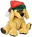 Ty Beanie Baby Jinglepup the Dog w Green Brim Holiday Hat