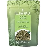 Organic Sencha Loose Leaf Green Tea - 2 oz Bag (Approx. 30 Servings) | Full Leaf Tea Co.