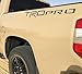 BDTrims Truck Bed Raised Letters Compatible with Tundra TRD Pro 2014-2020 Models - Both Sides (Glossy Black)
