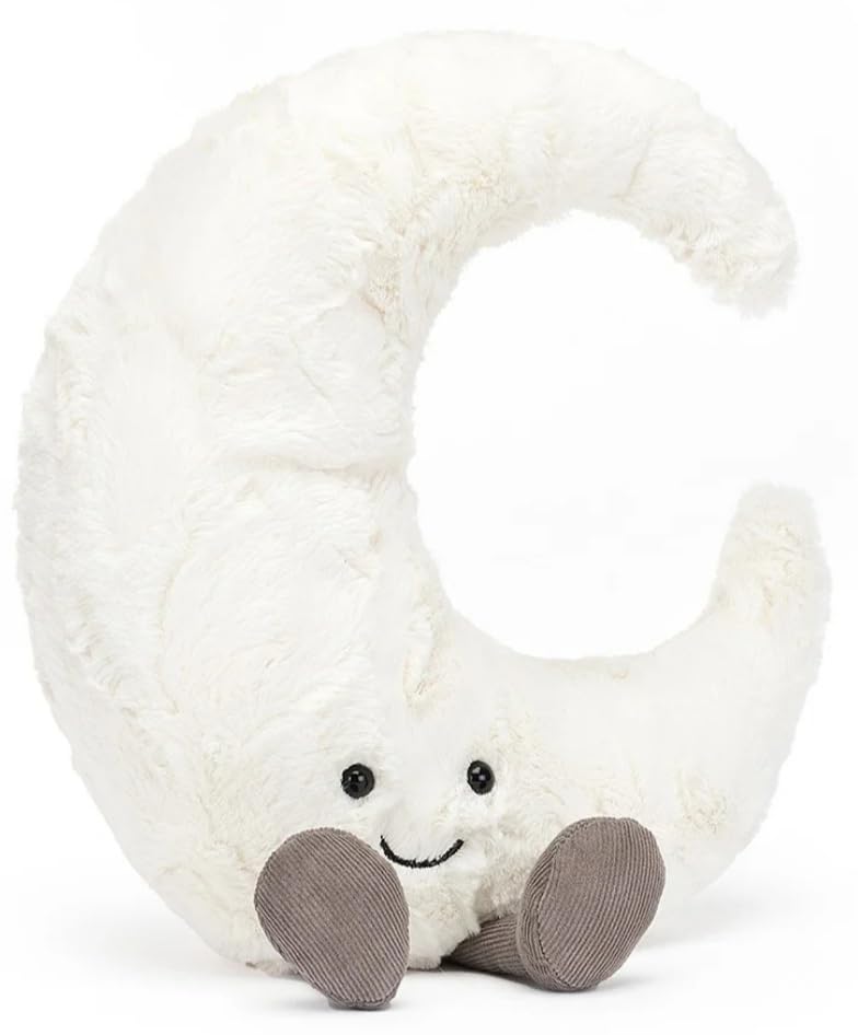 Jellycat White Crescent Moon Collectable Plush Decoration