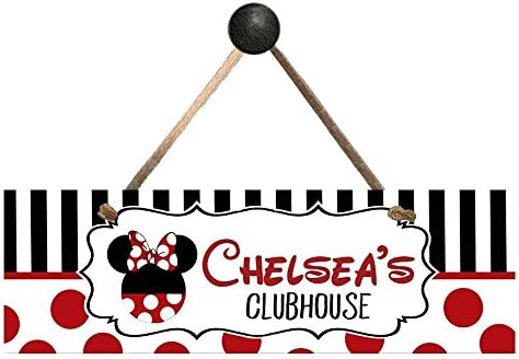 Minnie Mouse Clubhouse Door Sign