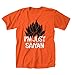 Brisco Brands Nerdy Im Just Saying Funny Goku Anime Pun T Shirt Tee Orange