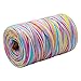 Tenn Well Colored Raffia Ribbon, 3/16 inch by 328 Feet Matte Paper Craft Ribbon for Gift Wrapping, Gift Box Packing, Party Decor and Craft Projects