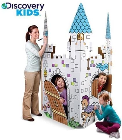 Discovery Kids Cardboard Play Castle