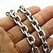 Trendsmax 2.5mm 3mm 4mm 10mm wide Silver Tone Stainless Steel Rolo Necklace Mens Boys Link Chain 18-36inches