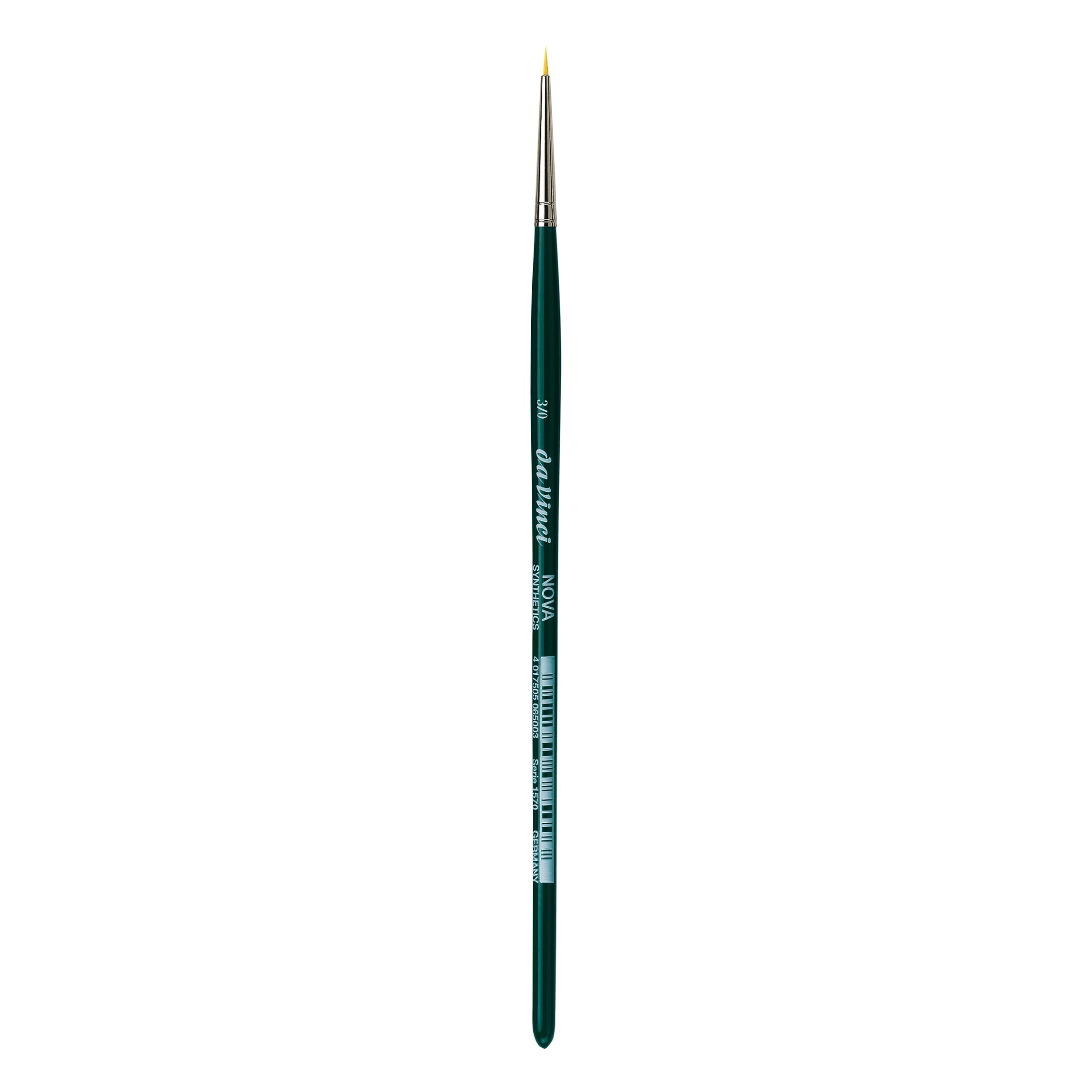 da Vinci 1570 Series Water Number-3 Colour Brush, Synthetic Fiber, Green, 18 x 0.11 x 30 cm, 1570-3/0