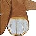 KINCO 901T-M Men's Pigskin Skin Gloves, Mittens, Heat Keep Thermal Lining, Draylon Thread, Medium, Golden