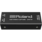 Roland UVC-01 USB Video Capture | Plug-and-Play for Flawless Recordings &amp; Livestreams | HDMI to USB 3.0 Video Encoder | Uncompressed 1080p HD at 60 FPS | Webcam Operation for Mac &amp; Windows