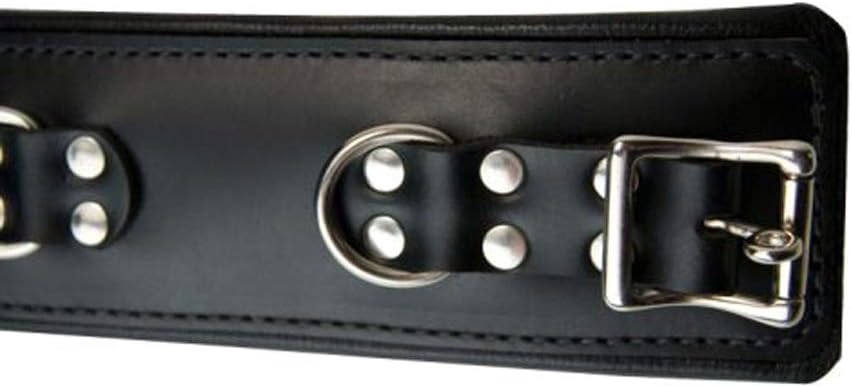 Padded Premium Locking Ankle Restraints, Black - Image 3