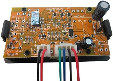 DIGITEN DC 24/12V 4 Digital Green LED Counter Panel Meter Plus Up and Minus Down 0-9999, Green,Red - Image 3