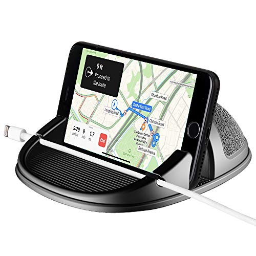 WIFORT Car Phone Holder Dashboard Non-Slip,Universal Car Mount for Mobile Phone,Car Cell Phone Holder Hand Free for iPhone 11 pro max Xs Max XR X 8 7 Samsung Galaxy Note 10 Plus S9 S8, and More