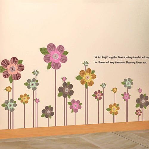 Amazon.com: Cute Garden Wall Sticker Home Decor Removeable Art Decal