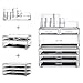 TWING Premium Acrylic Makeup Jewelry Organizer Clear 9.3x5.3x11.3 inches Cosmetic Storage Thick and Crystal Acrylic