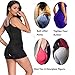 MISS MOLY Seamless Latex Bodysuit Body Shaper Open Bust Shapewear Slimmer Firm Control Body Briefer(Black/Beige) (M/US Size 10-12, Latex Bodysuits Black)
