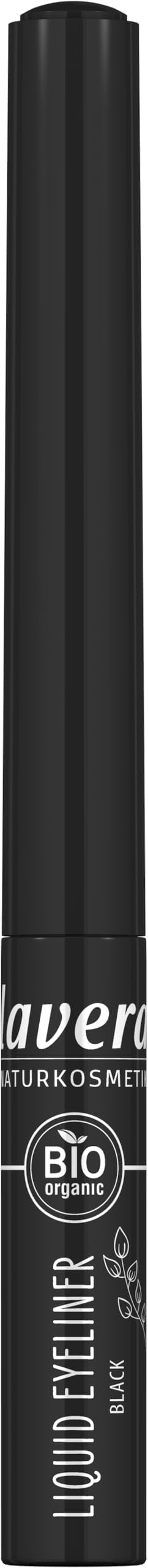 lavera Liquid Eyeliner -Black- For an expressive look ∙ Organic blossom extracts & organic oils ∙ Vegan Natural cosmetics Make-up Organic plant ingredients 100% natural make-up (2.8 ml)