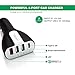QC3.0 Car Charger UPPEL 50W USB C Port 3 USB Smart Port Car Kit Support Qualcomm Quick Charge 3.0 (Quick Charge 2.0 Compatible) for Smart Phone Other iOS and Android Devices