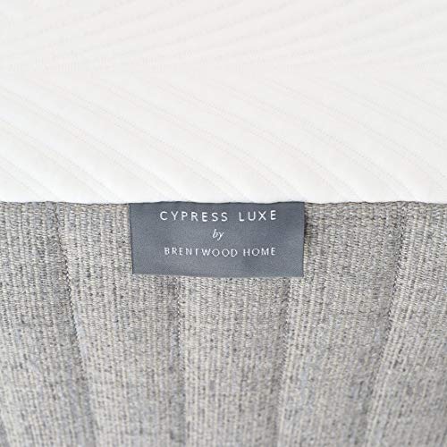 Brentwood Home Cypress Luxe Cooling Charcoal Infused Memory Foam