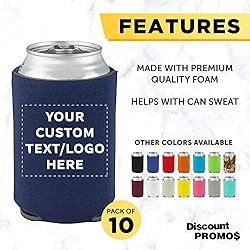 DISCOUNT PROMOS Custom Collapsible Beer Can Coolers
