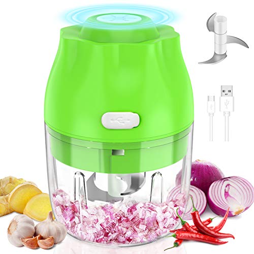 Garlic Chopper, Electric Mini Garlic Chopper, Portable Food Processor