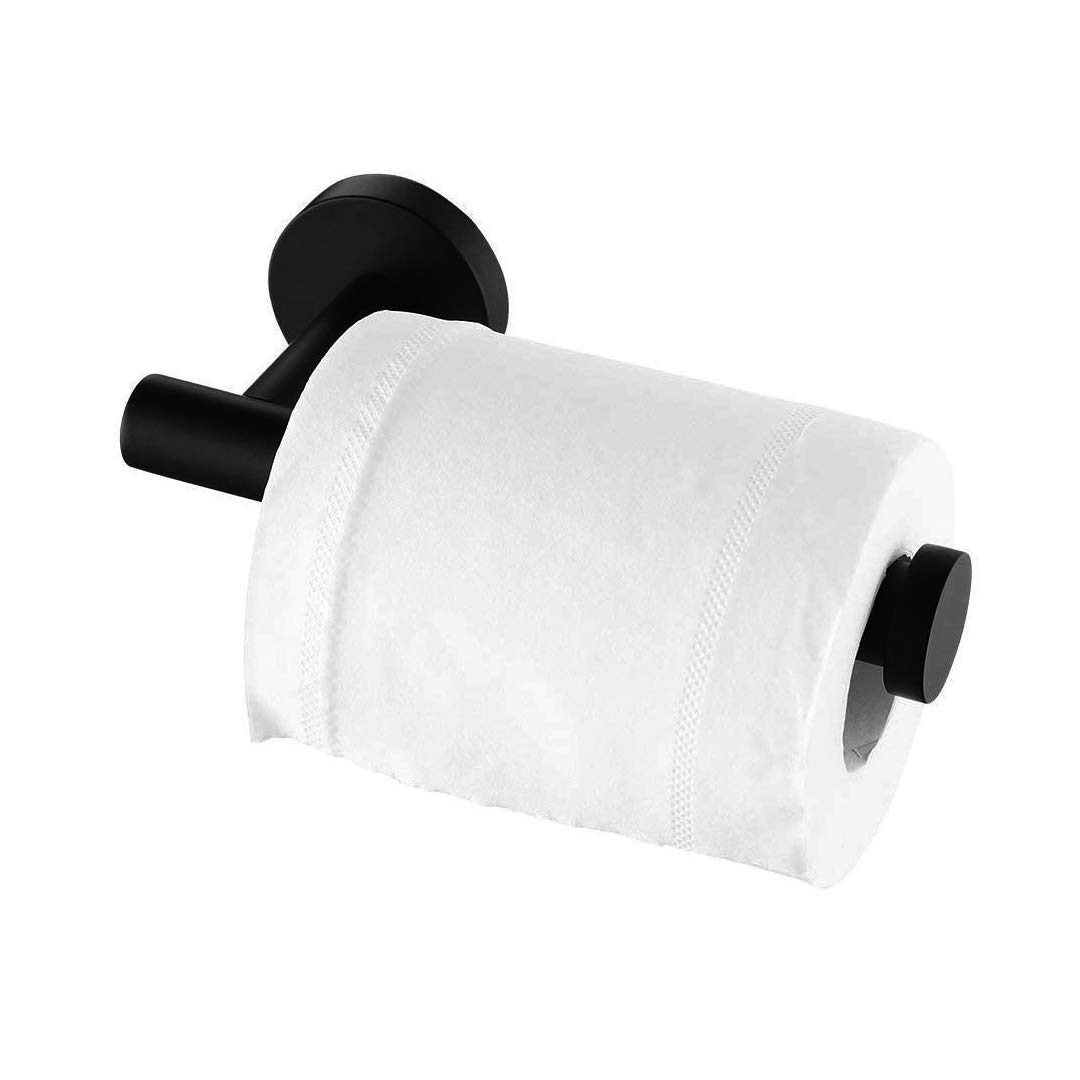 KES Toilet Paper Holder Bathroom Tissue Holder Paper Roll SUS 304 Stainless Steel Wall Mount Matt Black, A2175S12-BK: Industrial & Scientific