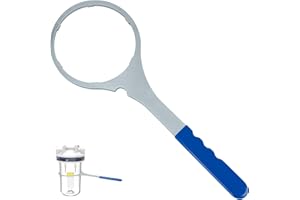 GIOKYI SW-4-SS-8 Water Filter Housing Wrench, 6 Inch ID Heavy Duty Metal Water Filter Wrench for Whole House Filter Compatible with American Plumber W2010-PR, Pentek/Culligan 144368, Whirlpool WHKF-DWHBB...