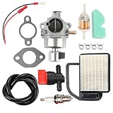 Panari Caburetor + Air Filter Tune Up Kit for MTD Cub Cadet LH4600H LT1042 LT1045 LTX1042 LTX1045 i1046 RZT42 Lawn Mower Tractor
