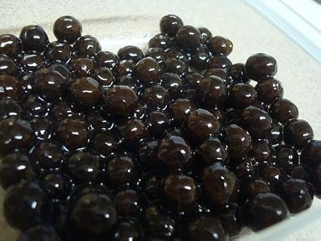 Amazon Com Tapioca Pearl Gluten Free For Gourmet Boba Bubble Tea 250g 8 8 Oz Black Grocery Gourmet Food