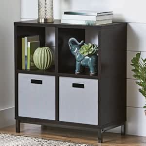 Amazon.com: Better Homes and Gardens Square 4-Cube Storage ...