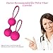 Kegel Exercise Weight Balls for Beginners & Advanced. Doctor Recommended Pelvic Floor Exercise for Women & Girls-Bladder Control, Post Pregnancy recovery, Ben Wa Balls Set-Yoni Eggs-Alive