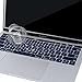 MOSISO Keyboard Cover Compatible with MacBook Pro with Touch Bar 13 and 15 inch 2019 2018 2017 2016 (Model: A2159, A1989, A1990, A1706, A1707), Silicone Skin Protector, Dark Navy