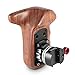 SMALLRIG Left Side Handle Kit with Wooden Rosette Grip and NATO Rail Clamp – 2118