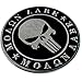 Aluminum 2nd Amendment Decal Sticker Bumper Molon Labe Right to Bear Arms NRA (Flat)