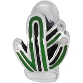 FAEFASH Cactus Spacer Charm 925 Sterling Silver Clip Charms fit Pandora Style Charm Bracelets