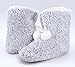 H&A The Best Gift for Winter! Hans & Alice Warm Indoor Women's Memory Foam Sweater Knit Pom Bootie Slippers (M, Boots)