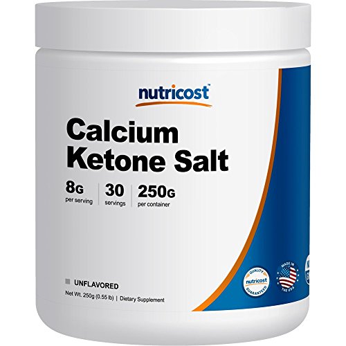 Nutricost Calcium BHB Salts, Exogenous Ketone Supplement, 6.5g Beta-Hydroxybutyrate Per Serving, 250 Grams (30 Serv) Nutricost Calcium BHB Salts, Exogenous Ketone Supplement, 6.5g Beta-Hydroxybutyrate Per Serving, 250 Grams (30 Serv)