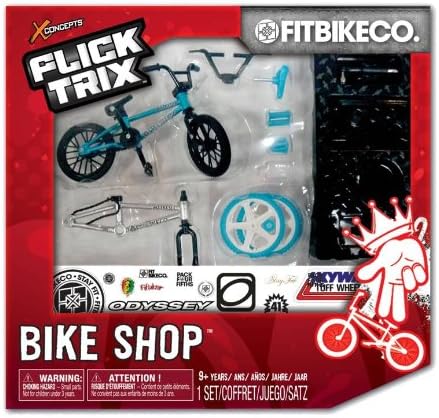 Flix Trix SCHWINN BIKE SHOP - Black Spokes - Purple & Silver Frames - NEW