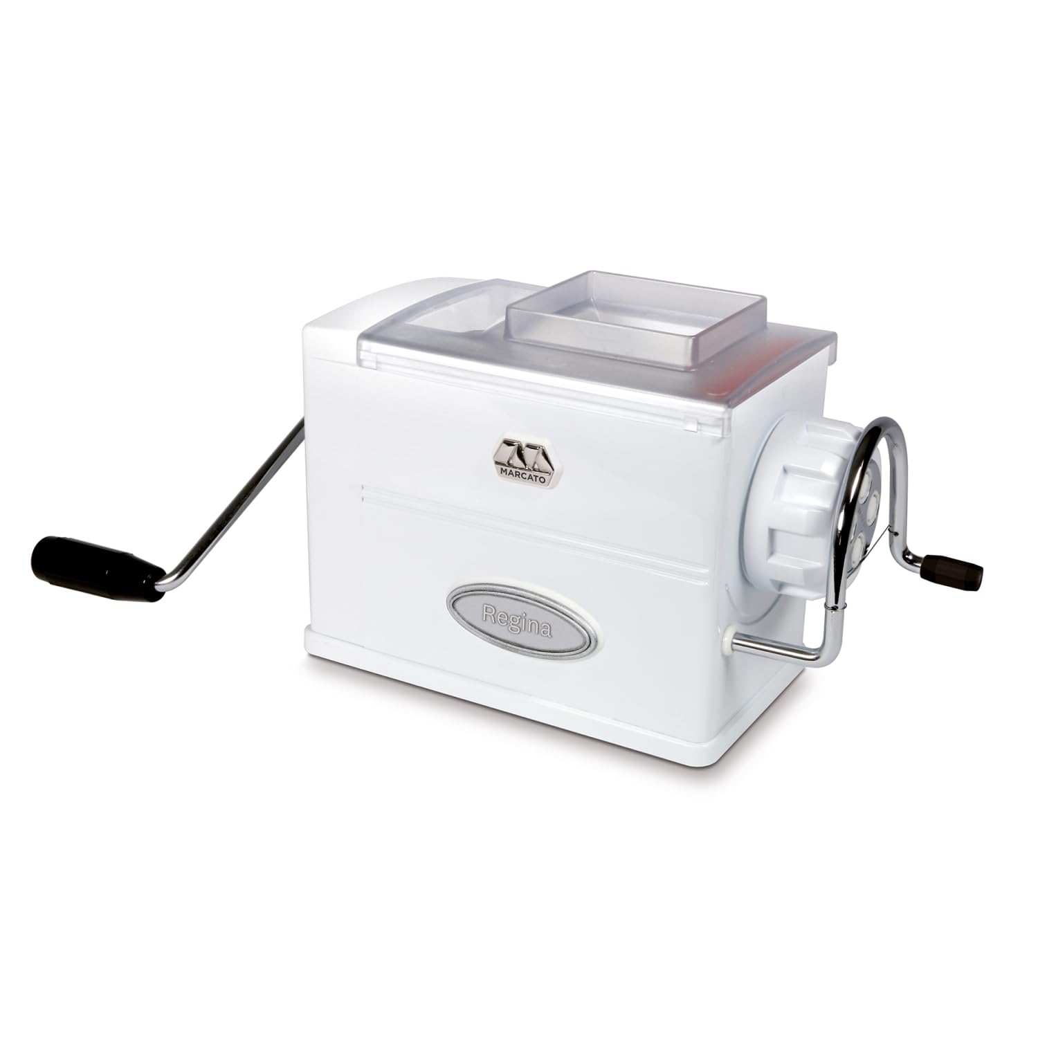 Marcato Pasta Machine, Pasta Maker, Fresh Pasta Extruder, Manual, 5 Dies Included, for Bucatini, Fusilli, Maccheroni, Maccheroncini, Rigatoni, Made in Italy. Model: Regina