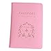 Portable Travel Passport Holder Protect Cover Case Organizer (Pink)