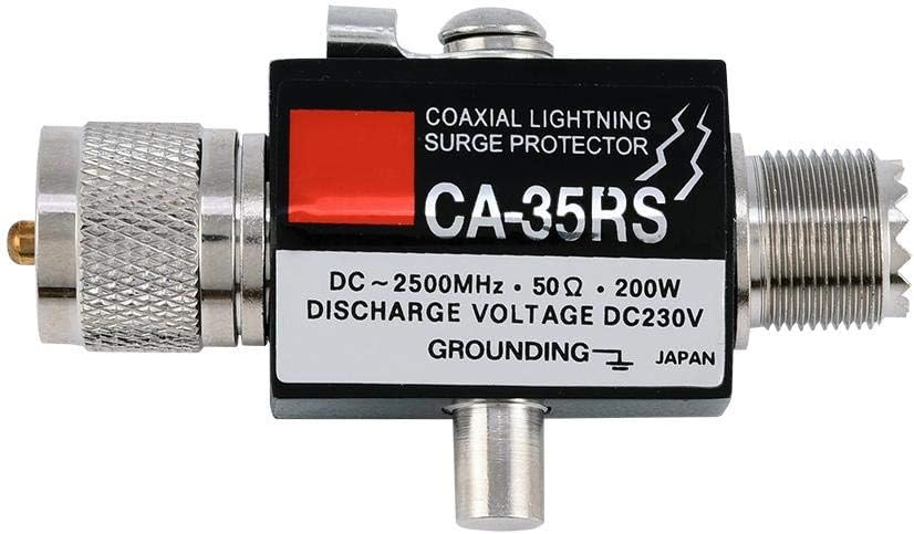 CA-35RS Coaxial Surge Protector UHF Connector Male to Female Full Band Transceivers Receivers Compatible Arrester for Radio Equipment 150cm Cable Adapter - Image 4