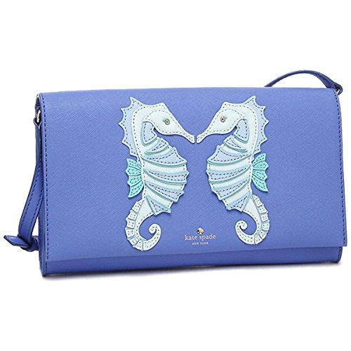 ケイトスペード タツノオトシゴ アップリケ クラッチバッグ 斜め掛け  